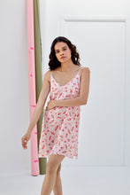 Lucia Red Shell Silk Nightdress