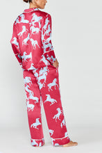 Dietrich Silk Pyjama Set - Camargue Red Horse Print