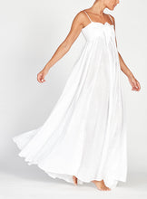 Acacia White Linen Maxi Sundress