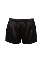 Juno Black Silk Shorts