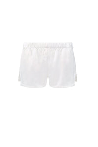 Juno Ivory Silk Shorts