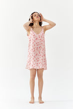 Lucia Red Shell Silk Nightdress