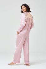 Dietrich Pale Pink Silk Pyjama Shirt