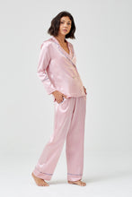 Dietrich Pale Pink Silk Pyjama Shirt