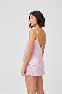 Francesca Pale Pink Silk Camisole