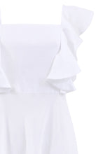 Portia White Linen Maxi Dress