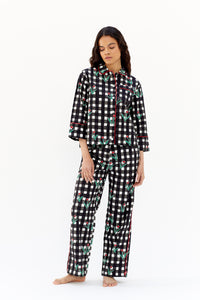 Dietrich Candy Stripe Silk Pyjama Set