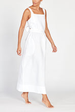 Farah White Linen Dress