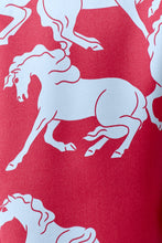 Dietrich Silk Pyjama Set - Camargue Red Horse Print
