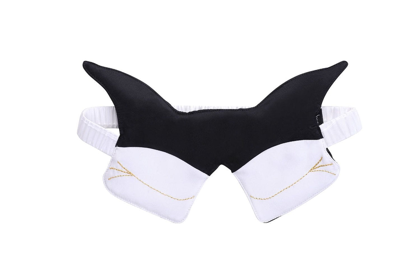 Kitsune Monochrome Silk Sleep Mask Front