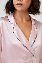 Dietrich Pale Pink Silk Pyjama Shirt